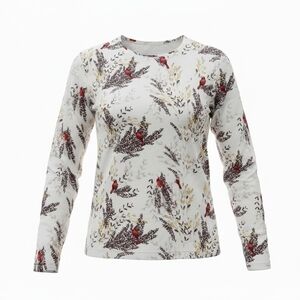 Croft & Barrow Nature Print Long Sleeve Tee